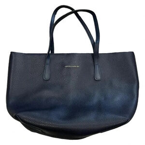 Laura Ashley Navy Pebble Large Tote